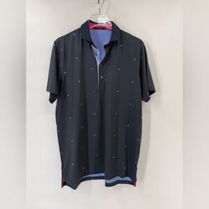 Greyson Men’s M Golf Spirit of California Print Short Sleeve Polo Shirt